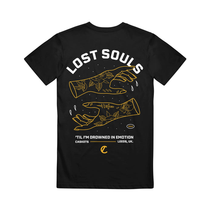 Caskets Lost Souls - Black T-Shirt back