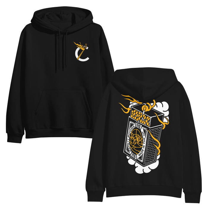 Caskets Matchbox - Black Pullover front and back