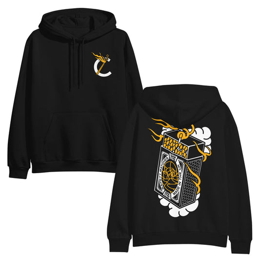 Caskets Matchbox - Black Pullover front and back