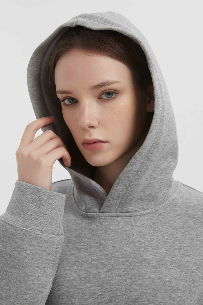Orolay Causal Hoodies Pullover with Pocket #color_gray