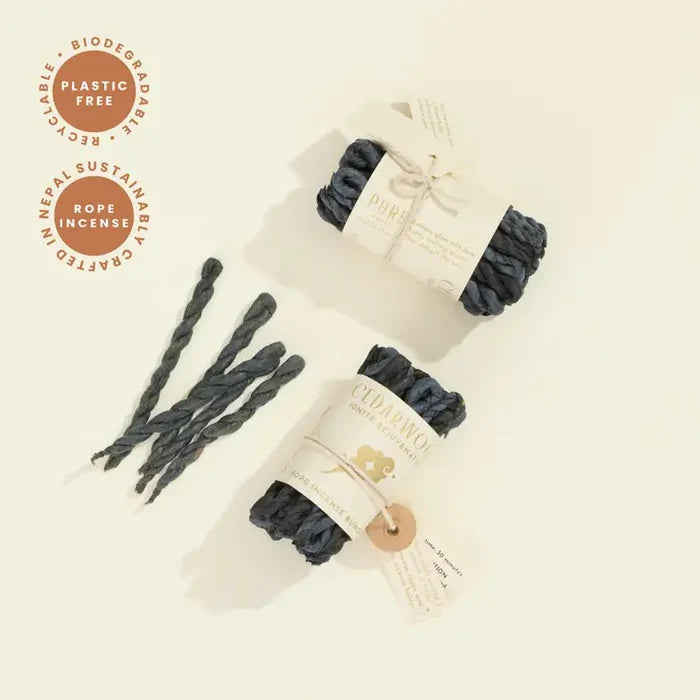 Cedarwood Rope Incense Bundle