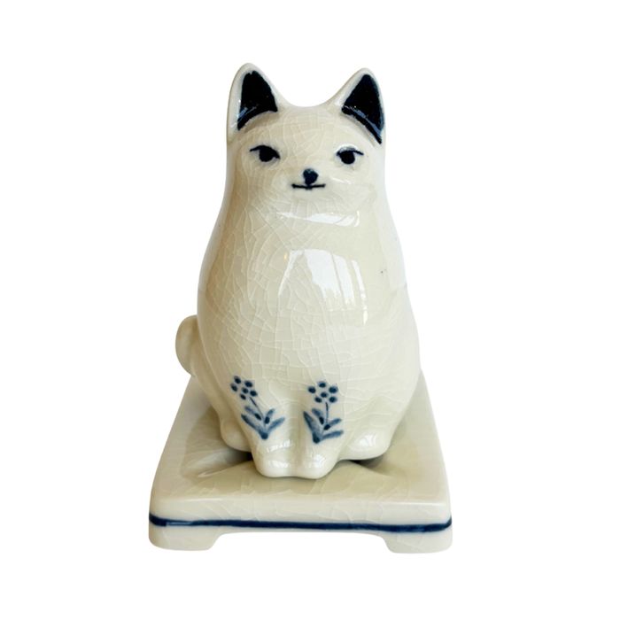 Ceramic Cat Incense Burner