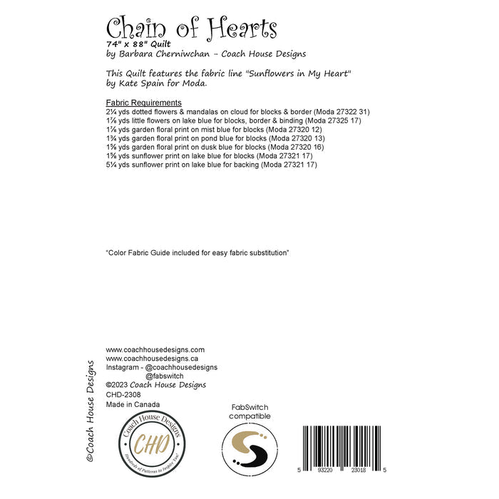 Chain of Hearts Quilt Pattern