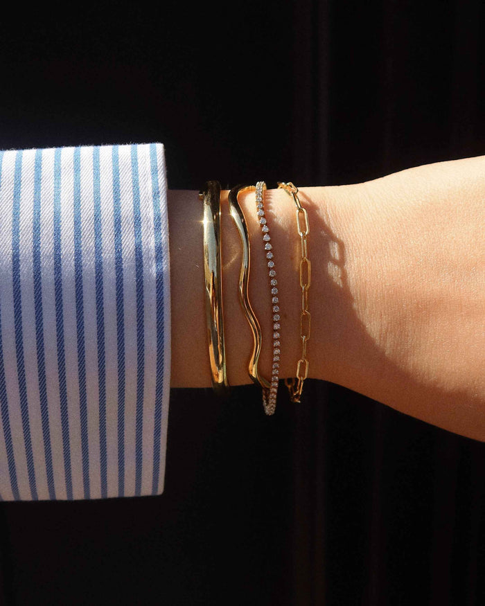 Charlie Paperclip Chain Bracelet