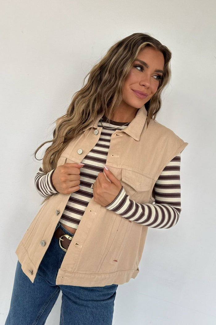 Chasing Sunsets Denim Vest