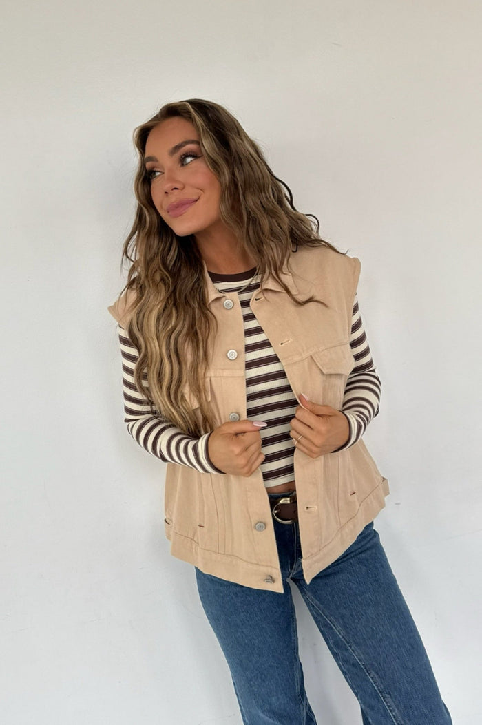 Chasing Sunsets Denim Vest