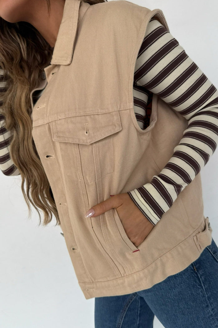 Chasing Sunsets Denim Vest