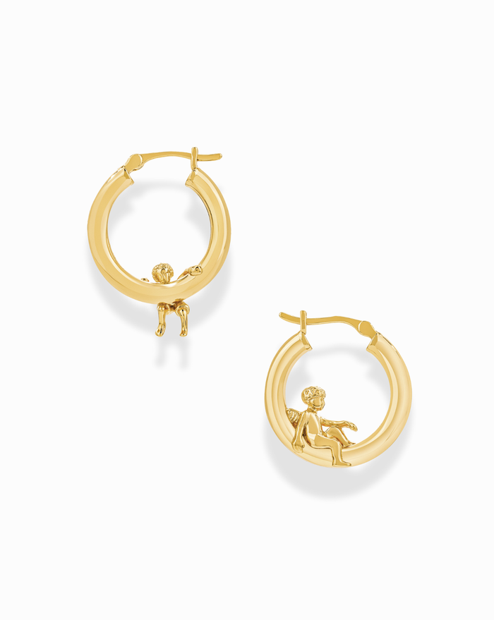 Cherub Hoops - Mod + Jo - Jewelry built to last, advanced plating technology