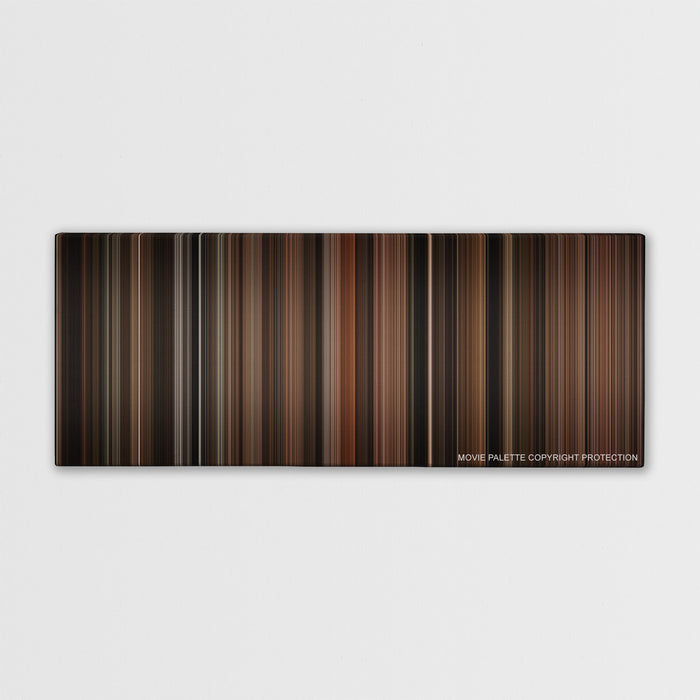 Cinderella Man color palette canvas print: thousands of thin vertical stripes of color
