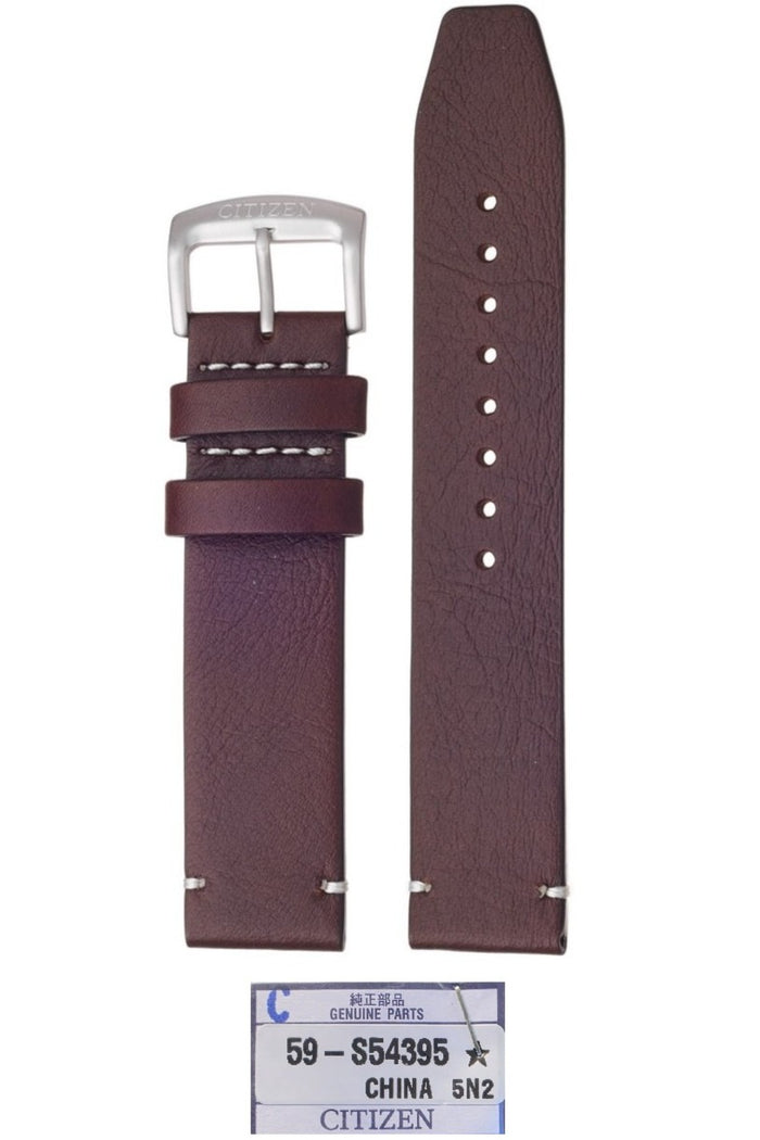 Citizen NH8390-03X nahkaranneke ruskea 20mm 59-S54395
