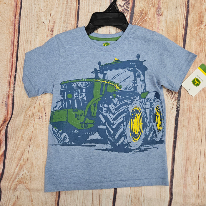 CLEARANCE JOHN DEERE BLUE FULL TRACTOR TEE