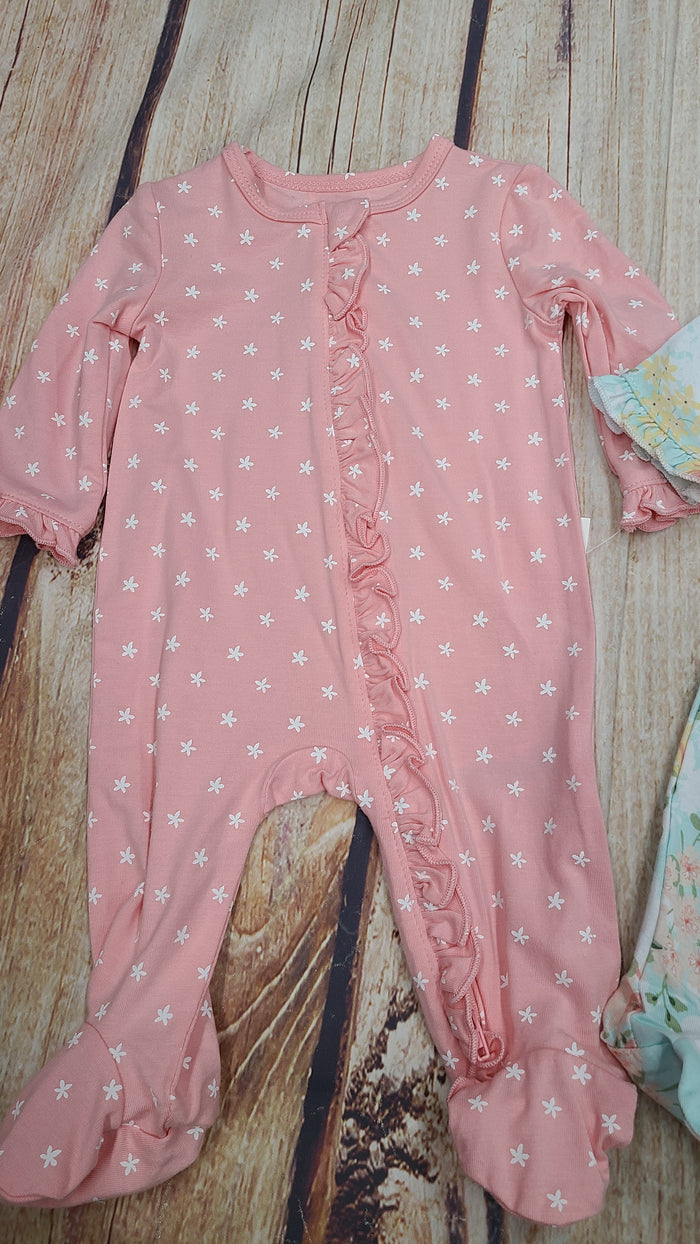 CLEARANCE LITTLE ME ROSE MEADOW 2 PK FOOTIES LLQ15609N