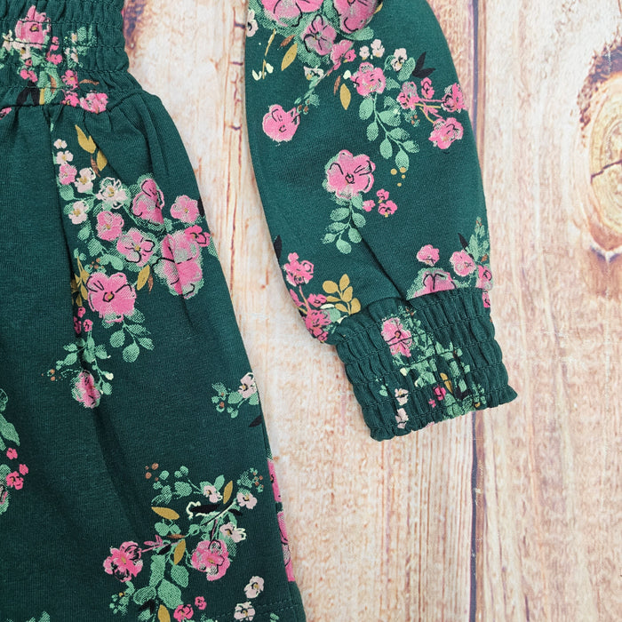 CLEARANCE NORUK FOREST GREEN FLORAL TUNIC