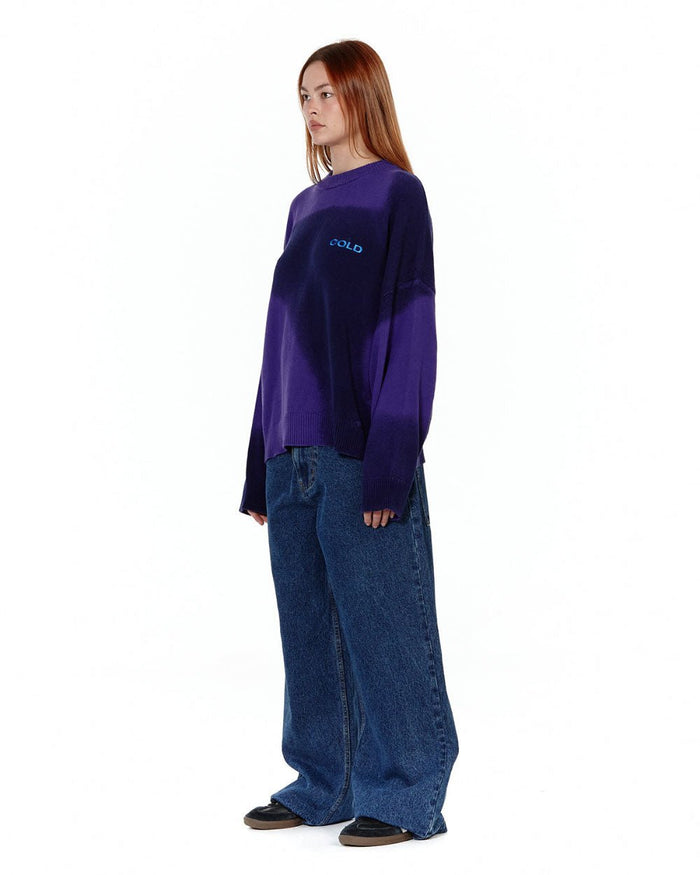 CLOUDY KNIT SAPPHIRE - COLD CULTURE #woman