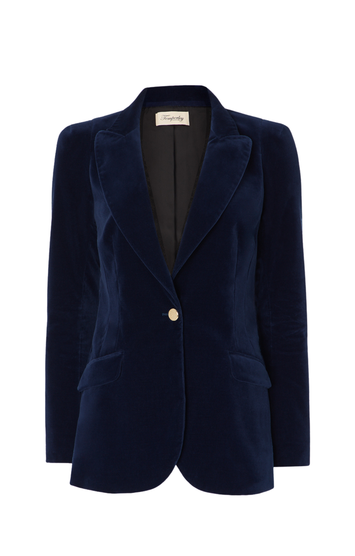 Clove Velvet Jacket - Ink