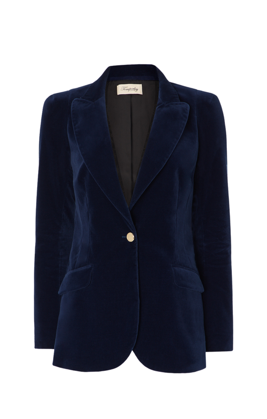 Clove Velvet Jacket - Ink