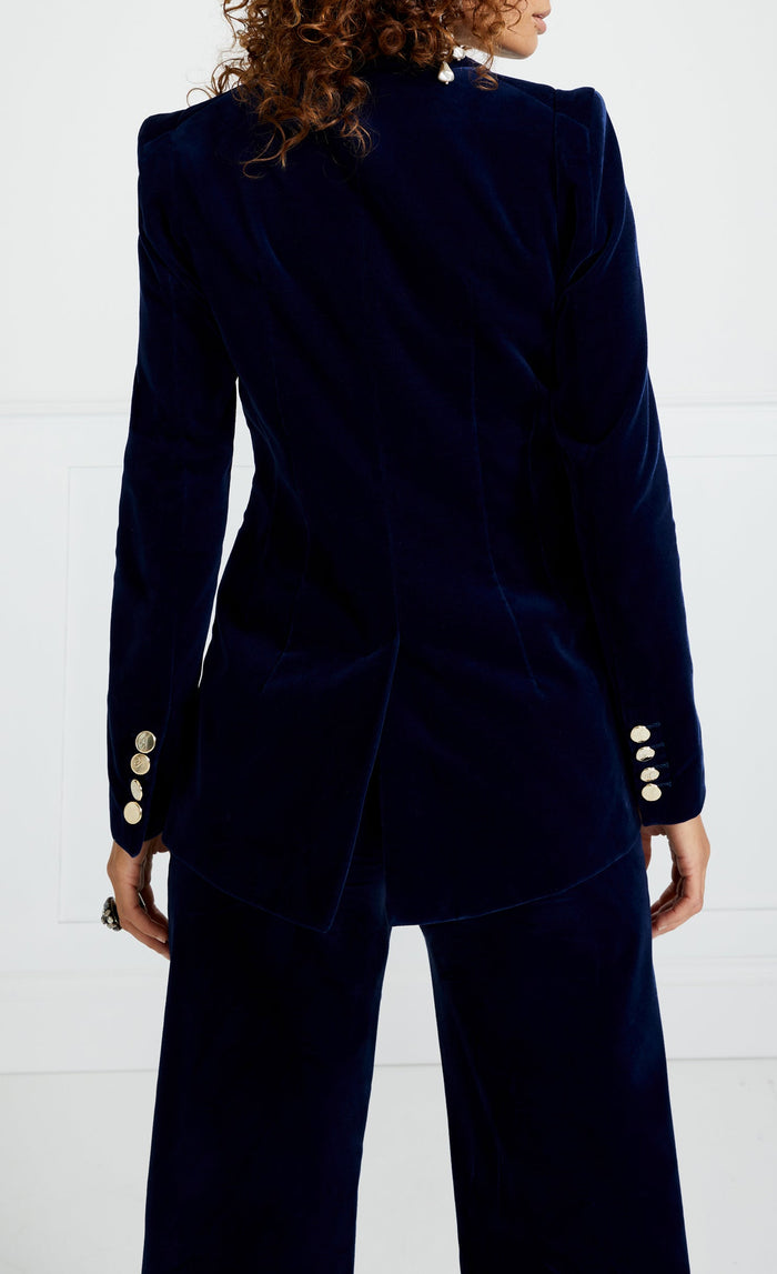 Clove Velvet Jacket - Ink