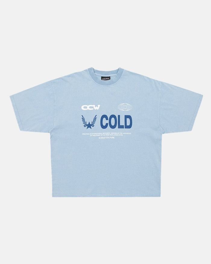 COMPANY TEE SHADY BLUE - COLD CULTURE