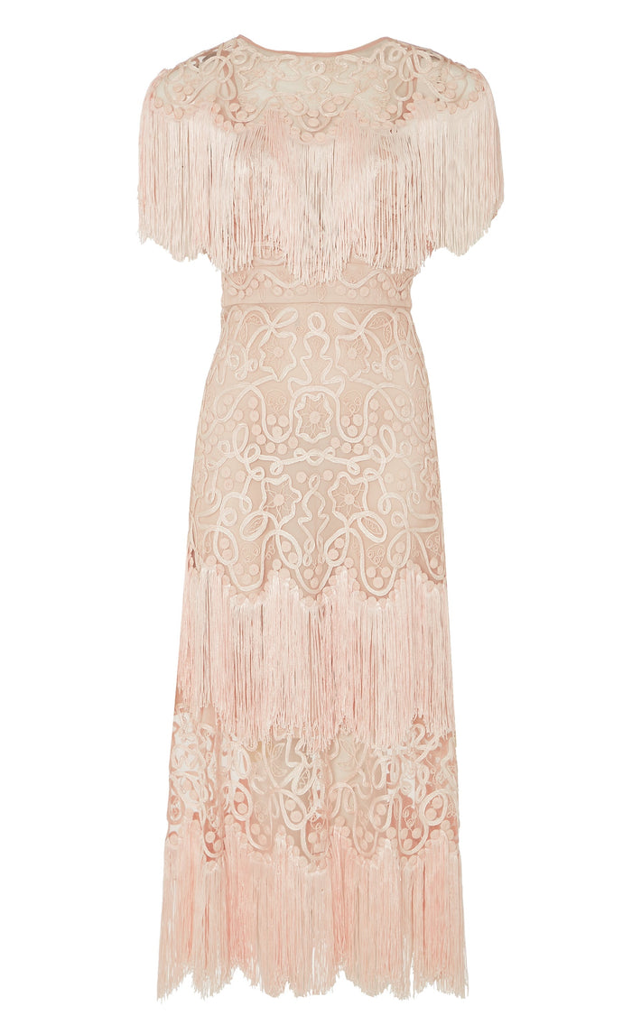 Cordelle Tassel Dress - Pink
