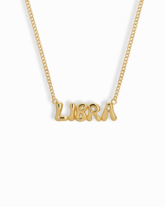 Cosmo Bubble Zodiac Pendant - Mod + Jo - Jewelry built to last, advanced plating technology