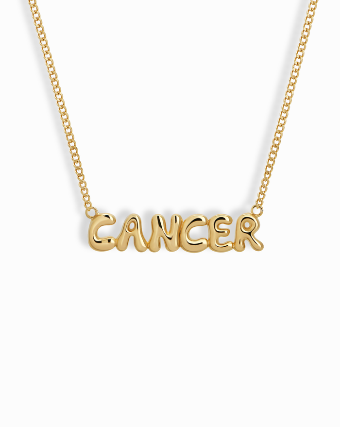 Cosmo Bubble Zodiac Pendant - Mod + Jo - Jewelry built to last, advanced plating technology