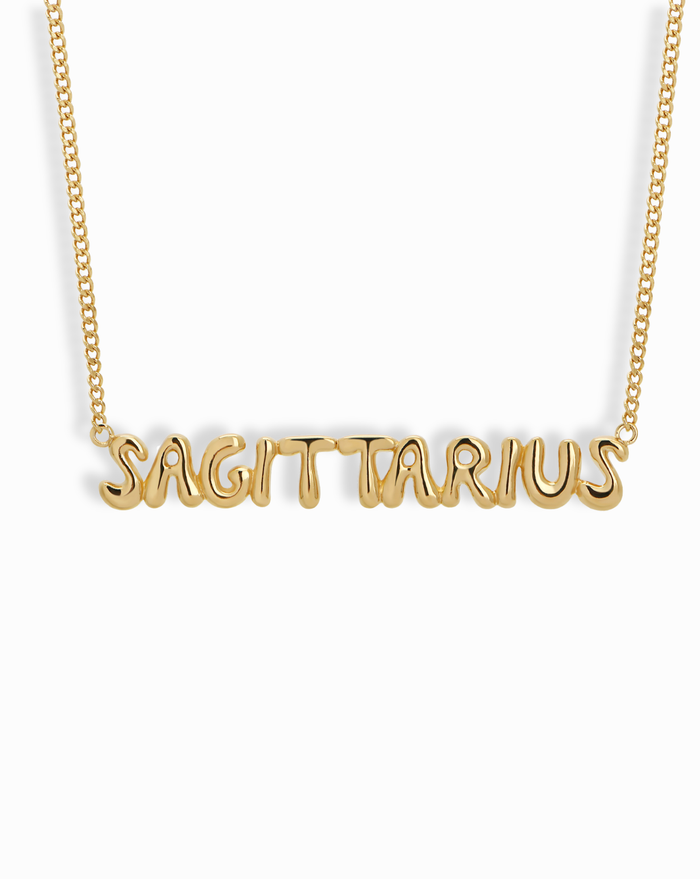 Cosmo Bubble Zodiac Pendant - Mod + Jo - Jewelry built to last, advanced plating technology