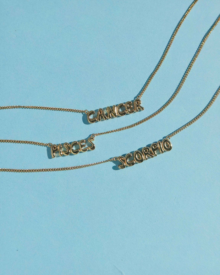 Cosmo Bubble Zodiac Pendant