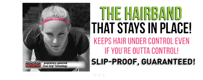 Cross Grip Hair-Bands by MaxFlowSports - Arcade Sports