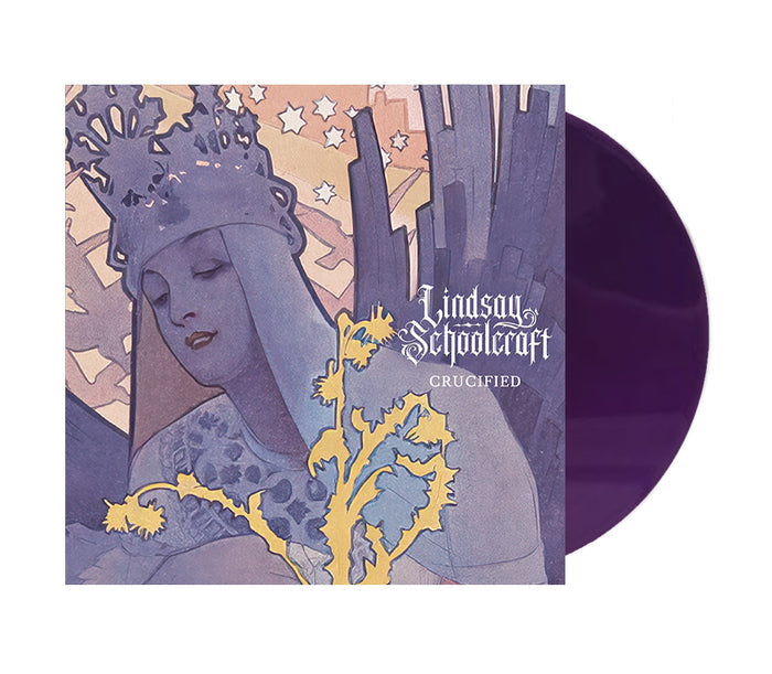 Crucified 7" Vinyl - Dark Violet Disk
