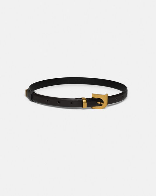 Darbie - Monogram belt - Black