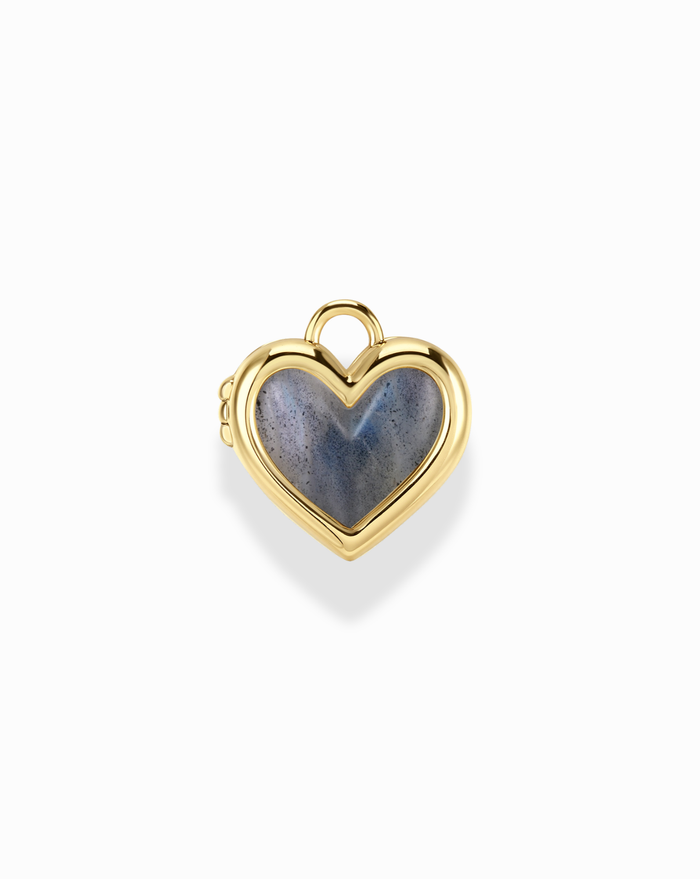 Davie Heart Birthstone Locket Charm - Mod + Jo