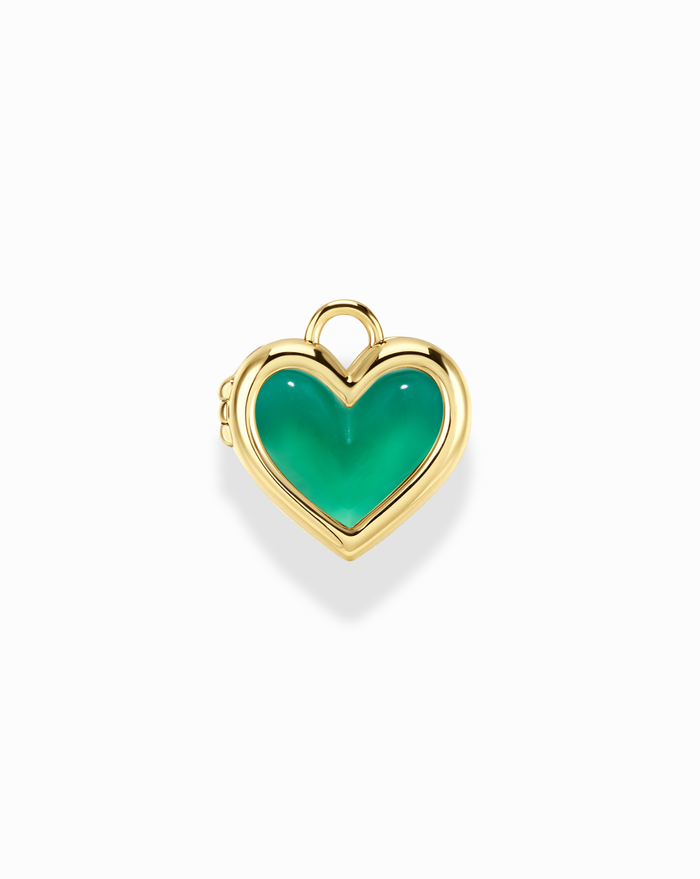 Davie Heart Birthstone Locket Charm - Mod + Jo
