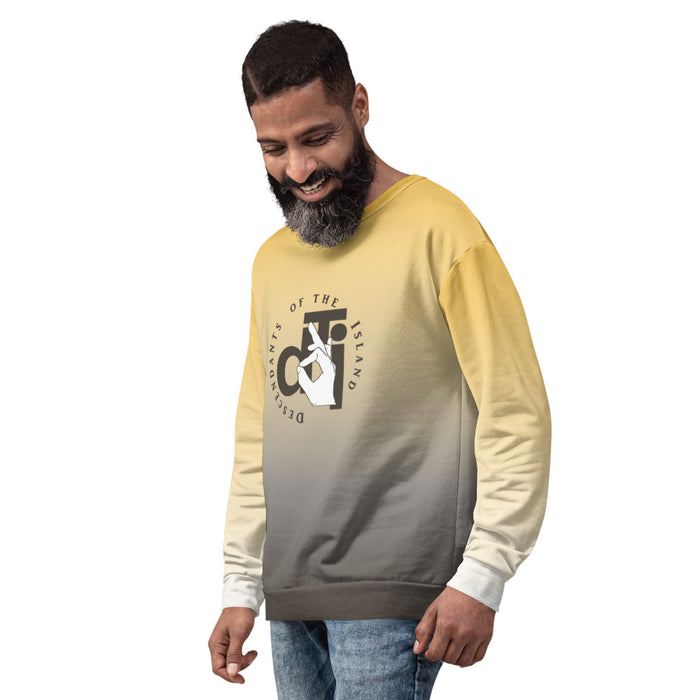 Descendants of The Island Gold Fade Sweat Shirt Long Sleeve