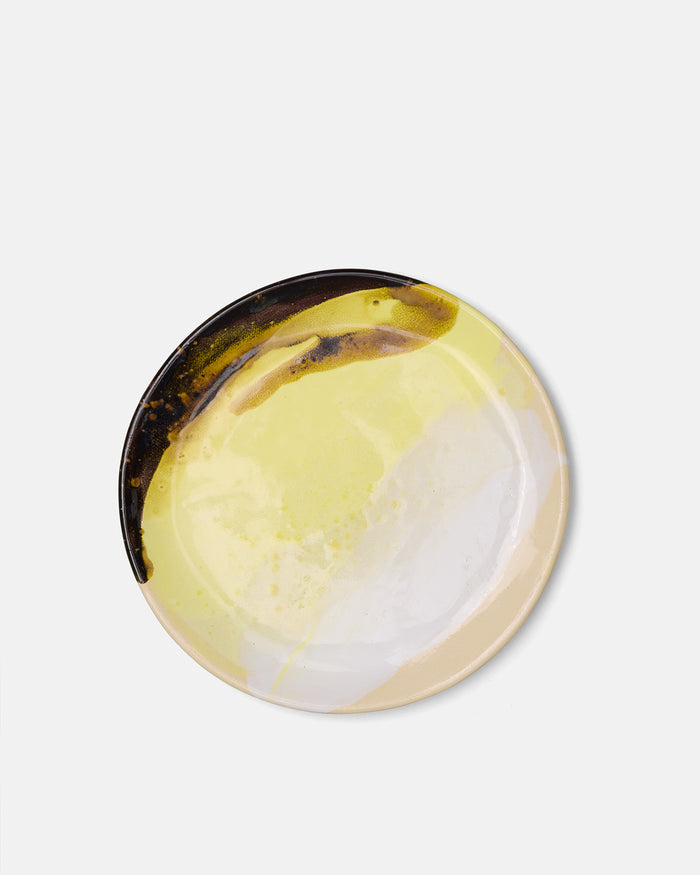 Dessert Plate - Clay dessert plate - Multicolor