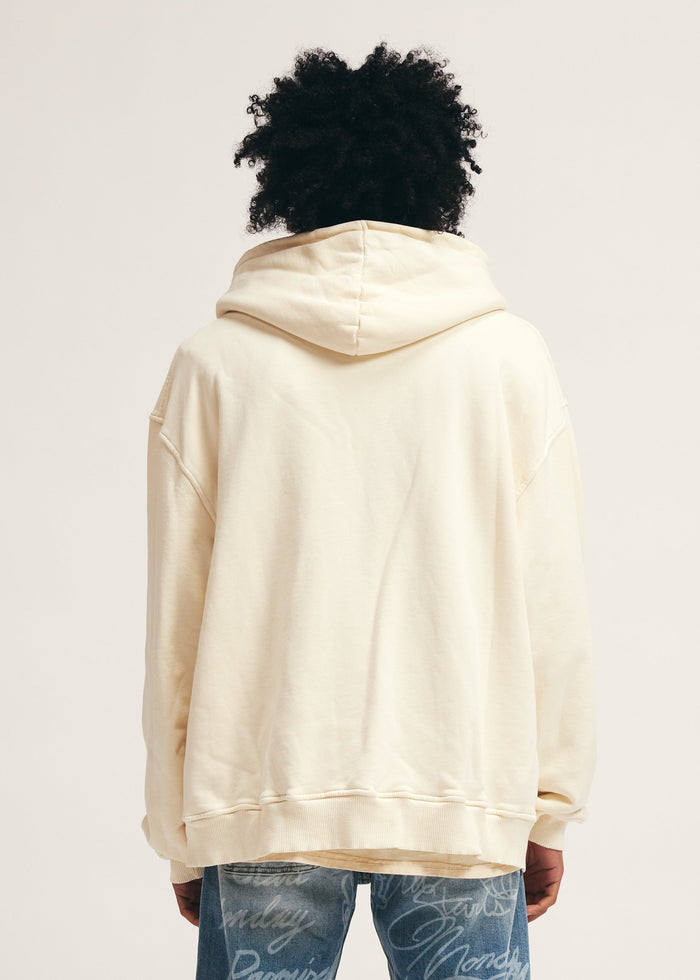 Diet Starts Monday - Cheetah Hoodie - Antique White - Clique Apparel