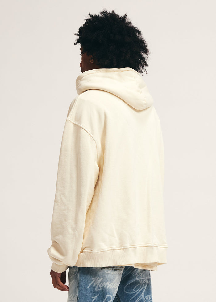 Diet Starts Monday - Cheetah Hoodie - Antique White - Clique Apparel
