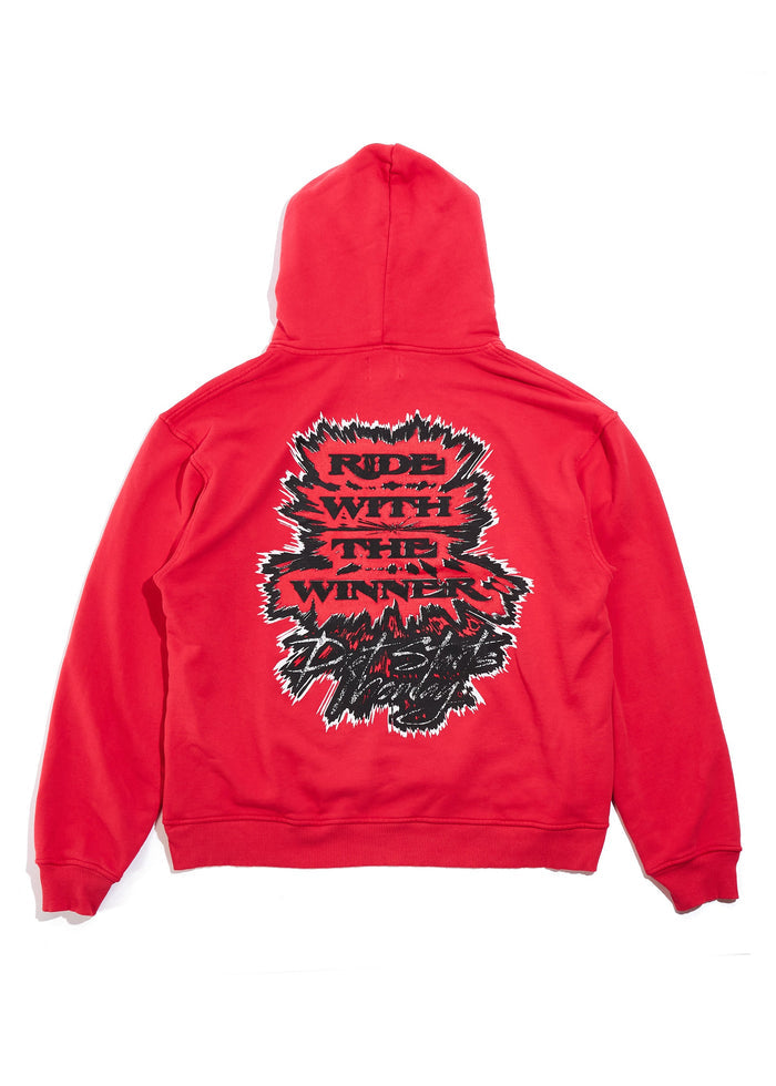 Diet Starts Monday - Winners Hoodie - Red - Clique Apparel