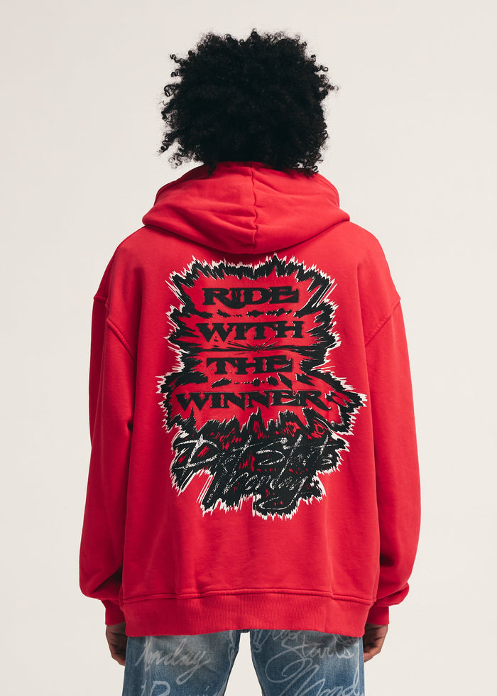 Diet Starts Monday - Winners Hoodie - Red - Clique Apparel