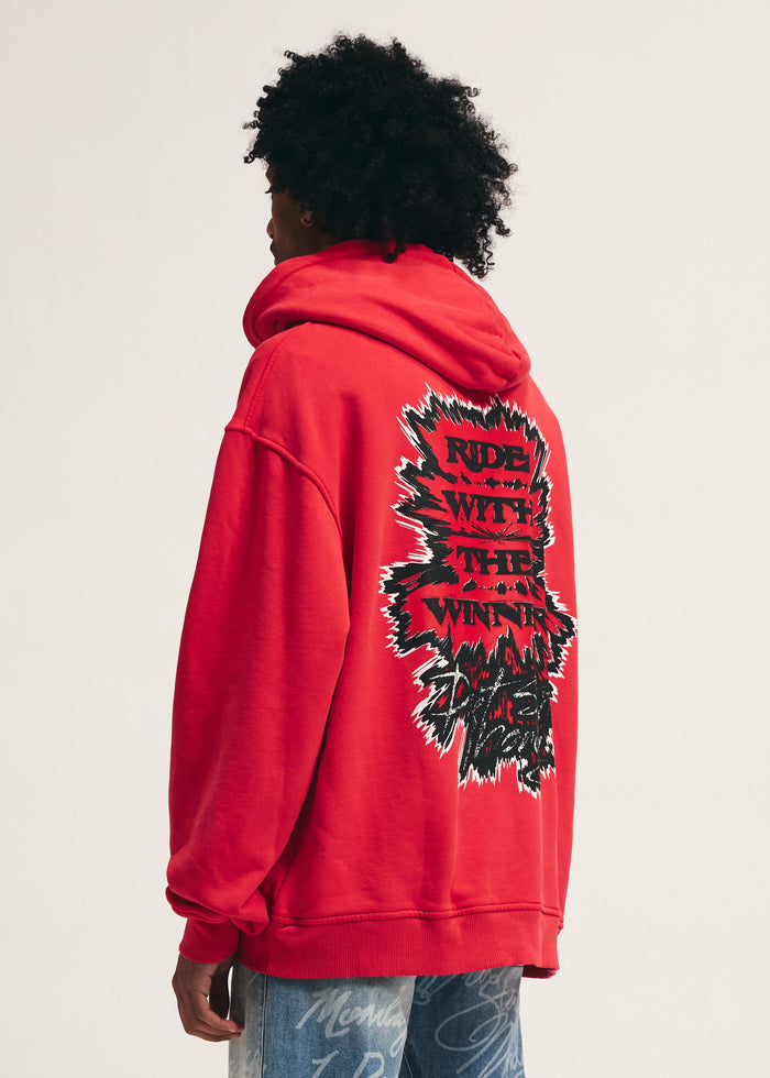 Diet Starts Monday - Winners Hoodie - Red - Clique Apparel
