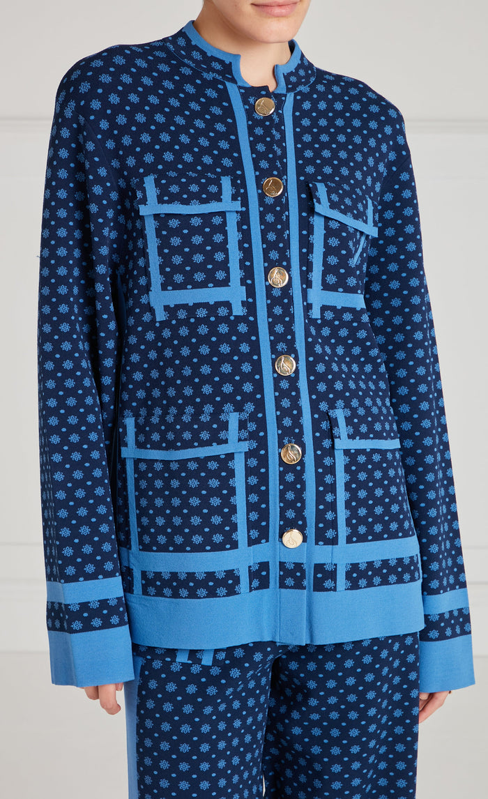 Ditzie Knit Jacket - Twilight