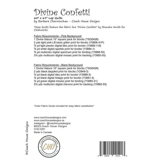 Divine Confetti Quilt Pattern