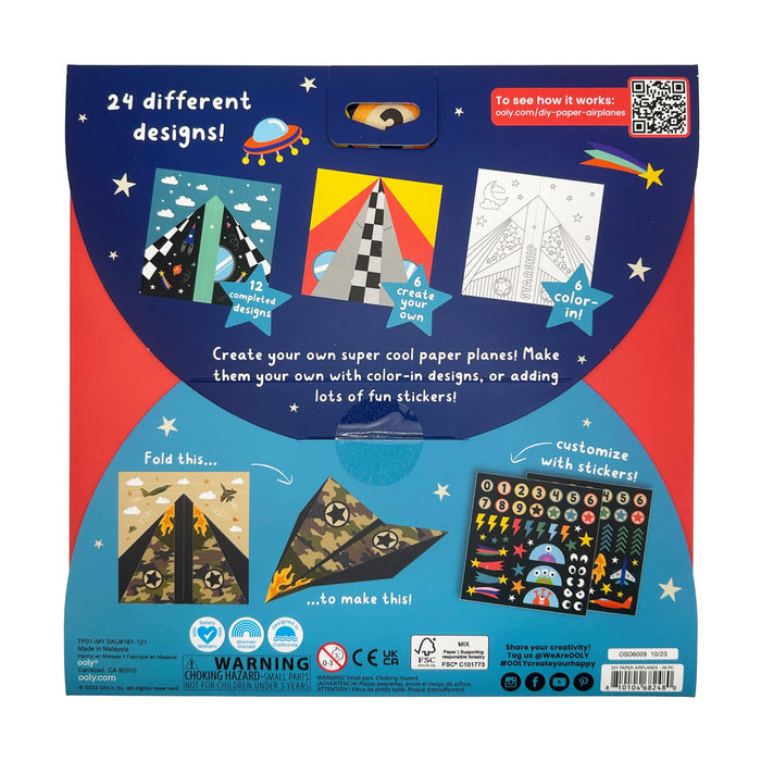 DIY Paper Airplanes - Set of 24 Designs