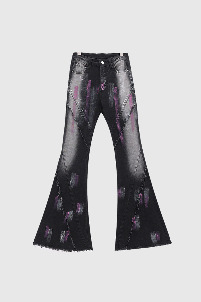 Doncho Print Bootcut Jeans