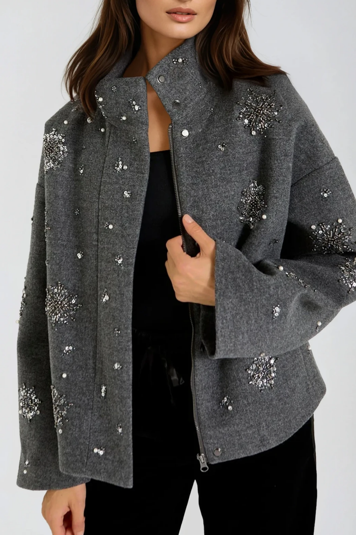 Donka Embroidered Flower Jacket