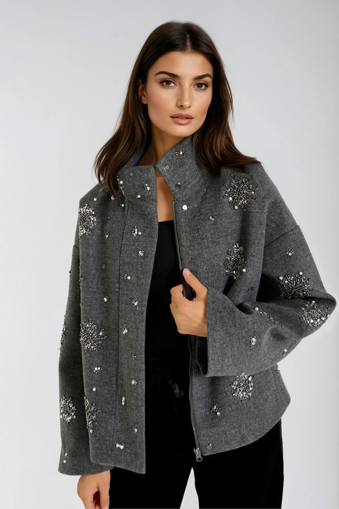 Donka Embroidered Flower Jacket