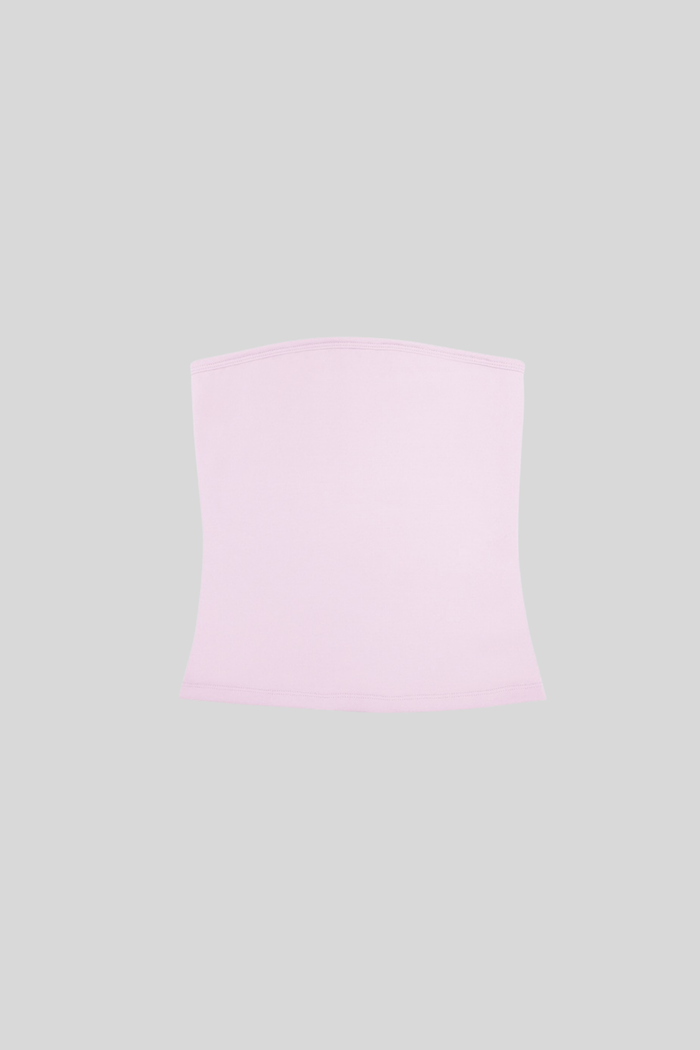 Dorian Bodycon Strapless Top In Pink