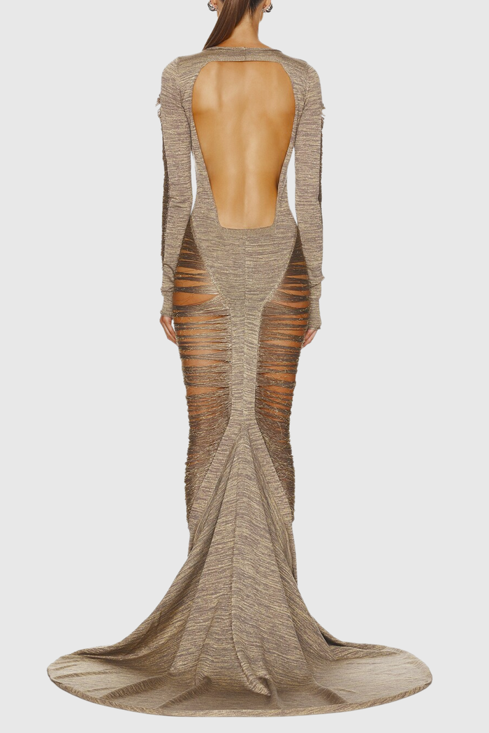 Doubravka Backless Cutout Maxi Dress
