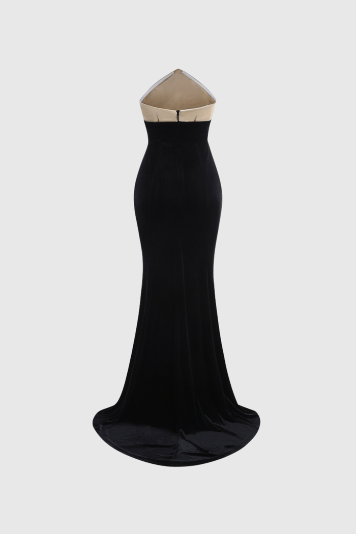 Dovid Ruch High Split Maxi Dress