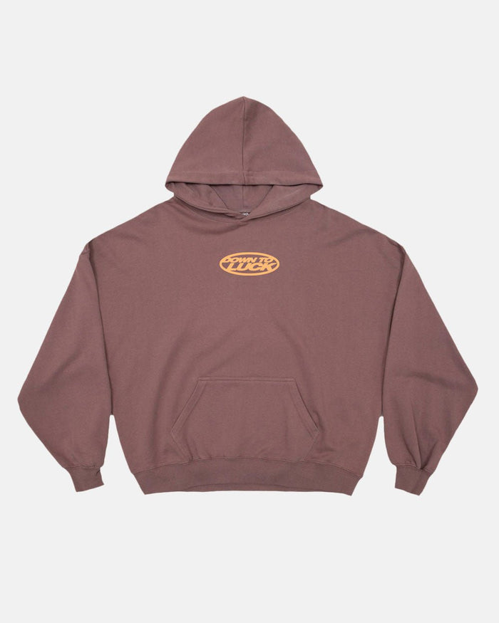 DOWN TO LUCK HOODIE DARK BRONZE - COLD CULTURE