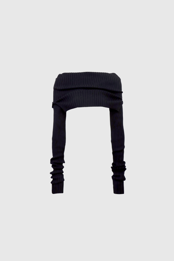 Dragana Turtleneck Crop Knit Top